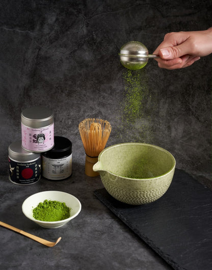 Signature Nishio Blend | Japanese Ceremonial Grade Matcha Powder (30g) | Green Tea From First Harvest | Light Emerald Green with a Rich Smooth Flavour | From Local Farmers, Kyoto, Japan.